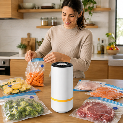 Envasadora al vacío Premium Cheff + bolsas incluidas